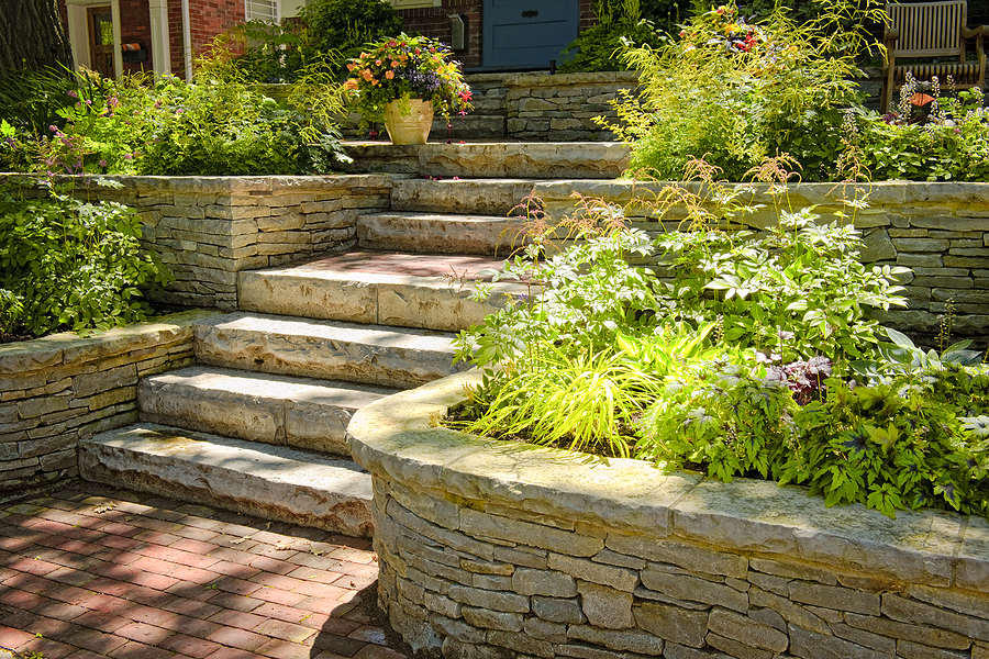 natural brick stone for landscaping