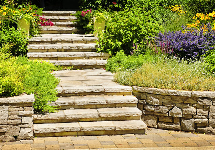 natural brick stone for landscaping